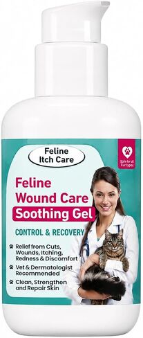 Feline Wound Care for Cats | Soothing Gel with Coconut Oil & Aloe Vera. in Kuwait