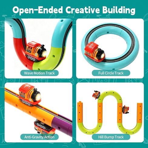 Electric Train Set Race Track for Kids 3 4 5 6 7 8 Years Old in Kuwait