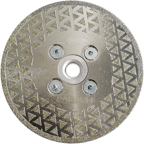 SHDIATOOL Diamond Cutting Grinding Disc for Granite Marble, Cutting Wheel Saw Blade with 5/8-Inch-11 Arbor 4-Inch in Kuwait
