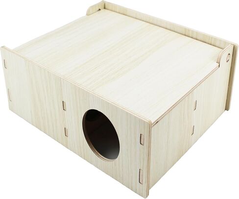 Amonk 10x8x4in Multi-Chamber with Play Tunnel Hamster House for Small Pets in Saudi Arabia