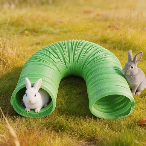 3 Packs Pet Fun Tunnels, Small Animal Tunnel, Foldable Plastic Hamster Tunnel, Tube Pets Hideaway, Pet Mouse Training Hideout Tunnels for Guinea Pigs, Chinchillas, Rats, Ferrets, Dwarf Rabbits in Saudi Arabia
