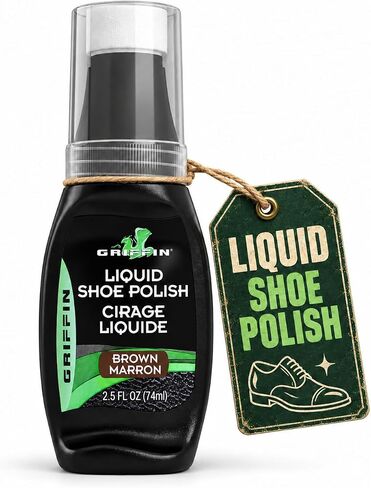 Griffin Liquid Shoe Polish 2.5 FL OZ Black in Kuwait