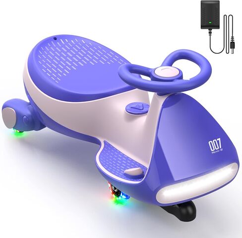 FanttikRide N7 Classic Electric Wiggle Car, Anti-Rollover, Ages 3+, Blue in Saudi Arabia