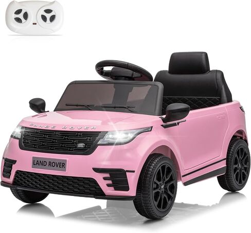 Winado 12V Ride on Licensed Land Rover Electric Car with Remote, Pink in Saudi Arabia