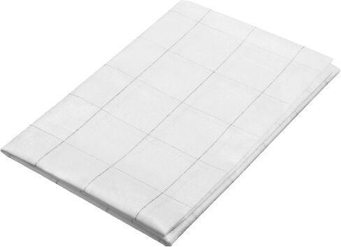 Fusible Interfacing with 2"x2" Grid Nonwoven Layout | 48" x 8 Yards Polyester Lightweight Iron-On Interfacing Roll for DIY Crafts, Quilting, and Sewing Supplies (White, 1 Pack) in Kuwait