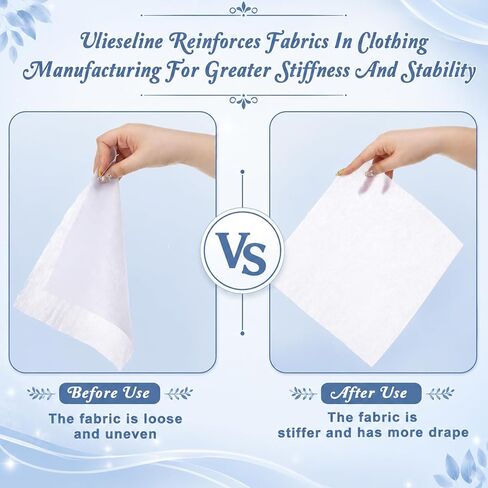 Heavy Weight Fusible Interfacing for Sewing Fabric 39'' x 78'' in Kuwait