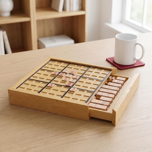 Wooden Sudoku Puzzle Game for Adults, Number Checkerboard in Kuwait