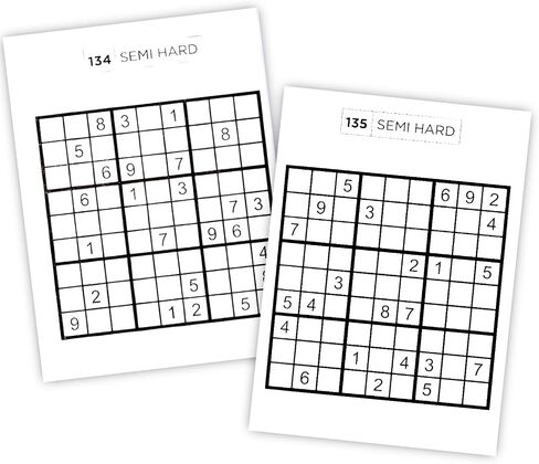 6 Pack 600+ Sudoku Puzzles for Adults Bundle - Sudoku Puzzle Books Bulk in Kuwait