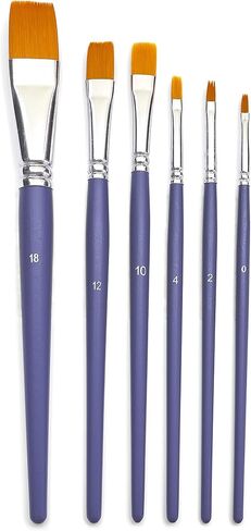 Pebeo EBEO 951190 White Bristle Stencil Brushes 3-Pack in Kuwait