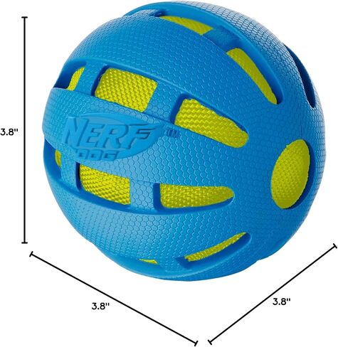 3.8in TPR Squeak and Crunch Ball – Blue in Kuwait