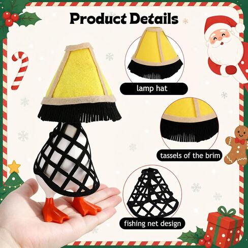 2Pcs 7inch Desk Goose Outfit Christmas Lamp Desktop Goose Clothes in Kuwait