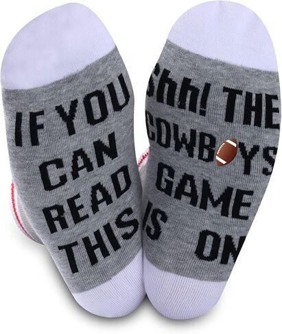 2 PAIRS American Football Gift Socks Football Fans Gift Funny Birthday Gift Novelty Football Socks in Kuwait