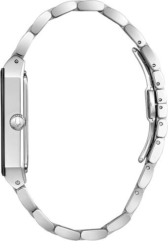 Bulova Men's Modern Quadra Stainless Steel 3-Hand Quartz Watch, Diamond Dial in Saudi Arabia