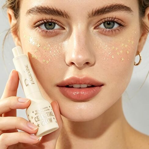 PAGE VINE Star Freckle Stamp Pen - Smudge-Resistant Faux Freckle Makeup Marker, LongLasting Fake Freckles Cosmetic for Y2K & FestivalLooks in Kuwait
