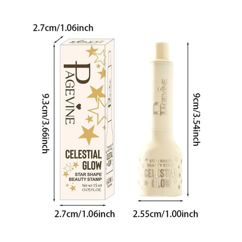 PAGE VINE Star Freckle Stamp Pen - Smudge-Resistant Faux Freckle Makeup Marker, LongLasting Fake Freckles Cosmetic for Y2K & FestivalLooks in Kuwait