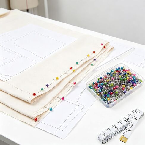 100 Sewing Clips & 200 Sewing Pins with Box for Fabric,Multipurpose Premium Quilting Clips Straight Pins for Supplies Crafting Tools,Assorted Colors Plastic Clips for Crafts,Bag Clips,Sewing Notions in Kuwait