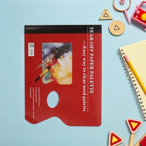 2pcs Portable Peel Off Paint Mixing Paper Pads for Artists Students in Kuwait