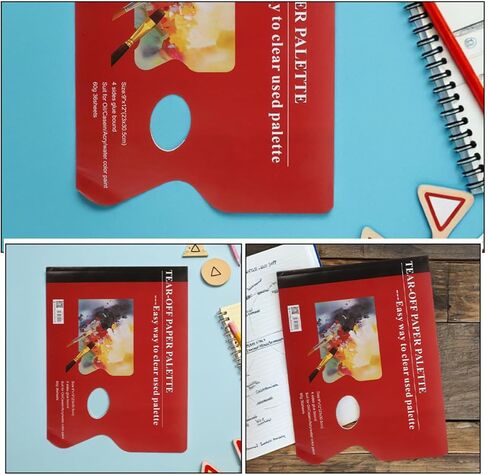 2pcs Tear Off Palette Paper for Students and Art Students, Handheld in Kuwait
