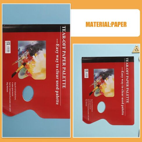 2pcs Tear Off Palette Paper for Students and Art Students, Handheld in Kuwait