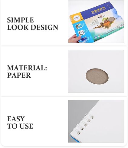 Disposable Paint Palette Paper for Artists, 25 Pages, White Smooth Surface in Saudi Arabia