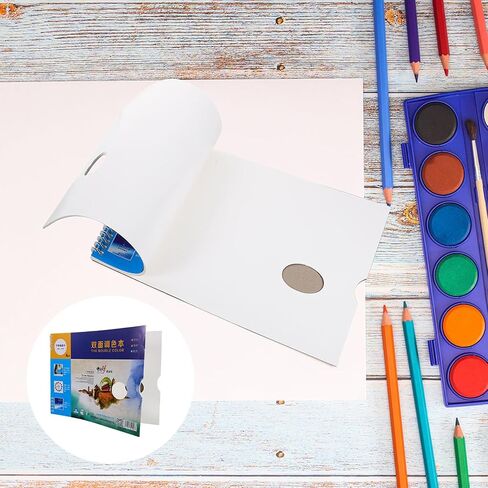 Disposable Paint Palette Paper for Artists, 25 Pages, White Smooth Surface in Saudi Arabia