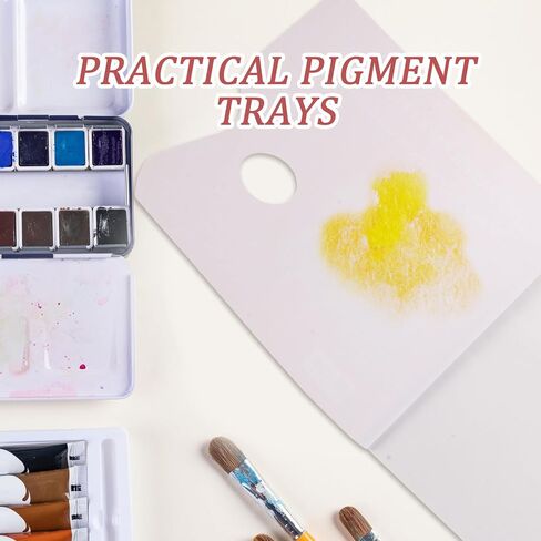 Red Paper Paint Palette Book for Acrylic, 36 Sheets, Leak Resistant in Kuwait