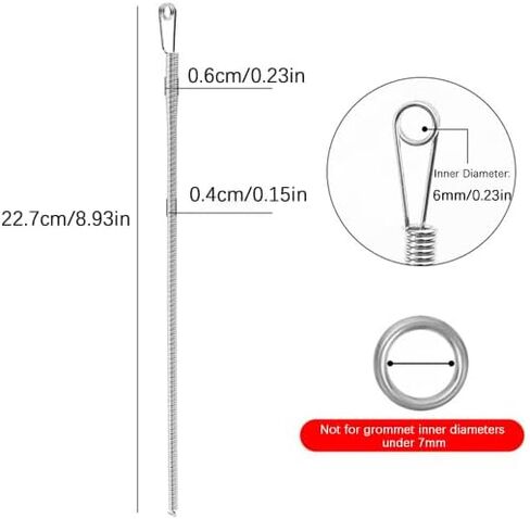 Efficient Universal Rope Threader with Spring-Loaded Eye – Ideal for Home Sewing & Elastic Waistband, Multi-Purpose Durable Tool, 1-Piece in Kuwait