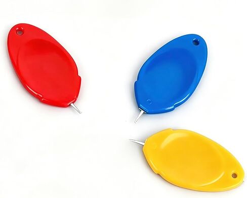 15 Pack Needle Threader, Thumb-Shaped Plastic Needle Threaders for Hand Sewing, Easy Threading Tool for Small Eye Needles, Sewing Machine Needle Threader for Elderly & DIY (5 Blue, 5 Yellow, 5 Red) in Kuwait