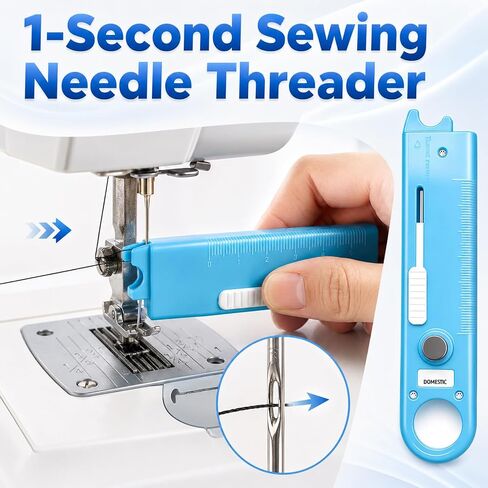Sewing Machine Needle Threader (2Pcs,Red+Blue) in Kuwait