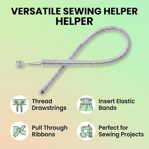 3Pcs Metal Drawstring Threader, Flexible Elastic Cord Replacer for Pants in Kuwait