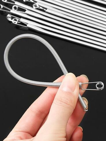 2 PCS Universal Rope Threader with Spring-Loaded Eye, Efficient Tool for Home Sewing, Elastic Waistbands & Multi-Purpose Use in Kuwait