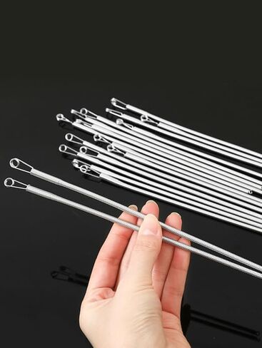 2 PCS Universal Rope Threader with Spring-Loaded Eye, Efficient Tool for Home Sewing, Elastic Waistbands & Multi-Purpose Use in Kuwait