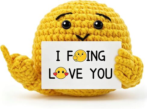 Best Friend Gift for Women Men Crochet Positive Egg Funny Birthday Gift in Kuwait