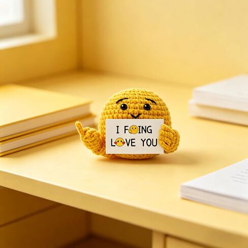 Best Friend Gift for Women Men Crochet Positive Egg Funny Birthday Gift in Kuwait