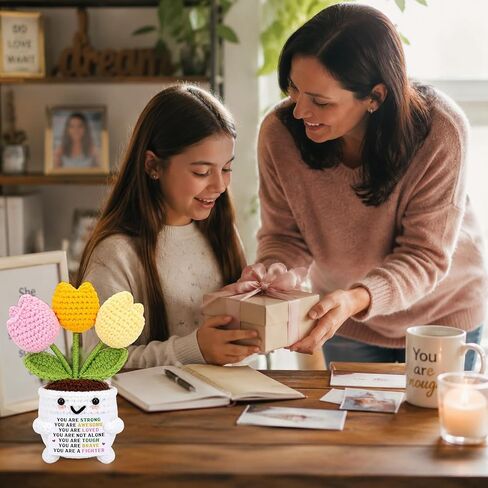 Get Well Gifts for Women After Surgery, Emotional Support Tulip Crochet in Kuwait