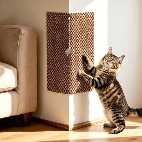 Cat Scratch Wall,7.8x15.7 Cat Wall Scratcher Pad for Door Frame in Kuwait