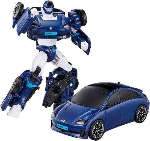 NEW TOBOT, SMART TOBOT A, Youngtoys Transforming Collectible Vehicle to Robot, Heroes Animation Character Toys for Kids 4 and up Transform Toys Cars, Medium Size 6-inch in Kuwait