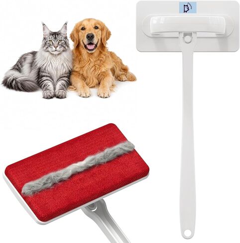 DELOMO Reusable Pet Hair Remover Brush for Furniture, Dog & Cat Fur Remover in Kuwait