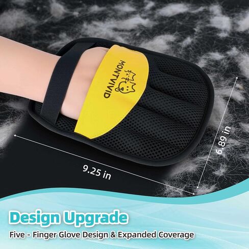 Pet Hair Removal Glove, Electrostatic Pet Hair Remover for Dogs & Cats in Kuwait