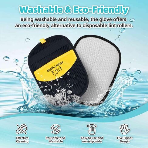Pet Hair Removal Glove, Electrostatic Pet Hair Remover for Dogs & Cats in Kuwait