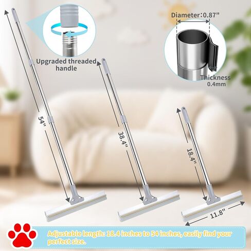 Carpet Rake for Pet Hair Removal Tool, Reusable Pet Hair Remover Broom in Kuwait