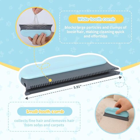 Carpet Rake for Pet Hair Removal Tool, Reusable Pet Hair Remover Broom in Kuwait