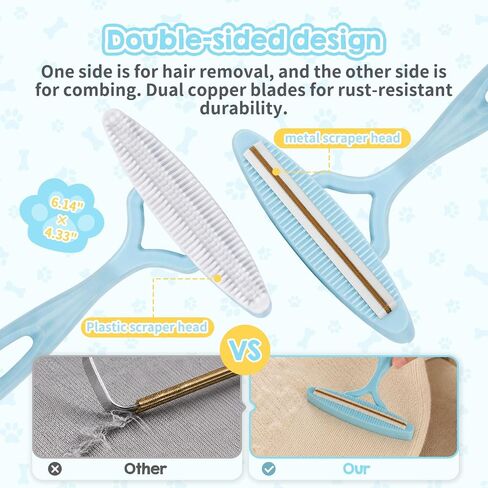 Carpet Rake for Pet Hair Removal Tool, Reusable Pet Hair Remover Broom in Kuwait