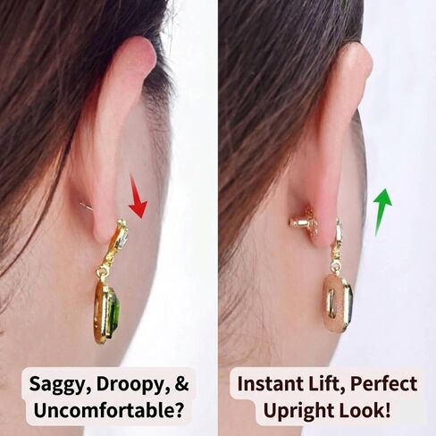 4PCS Flower Earring Backs for Droopy Ears,Heavy Earrings in Kuwait