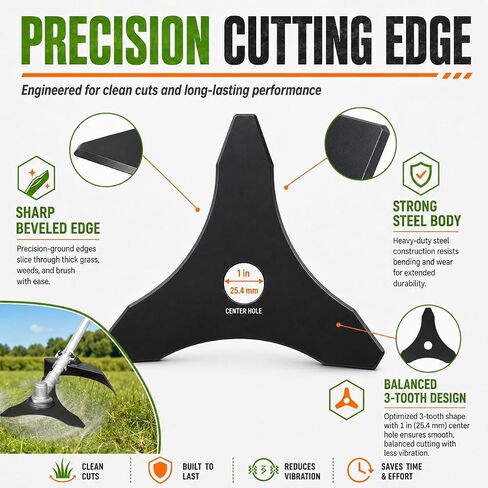 3-Tooth Brush Cutter Blade Kit for STIHL FS 80 in Kuwait