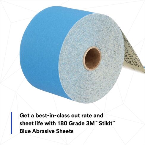 3M Stikit Blue Abrasive Sheet Roll, 36219, 120, 2-3/4 in x 30 yd in Kuwait