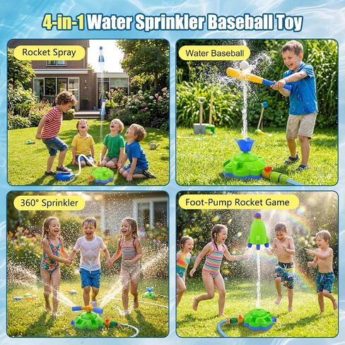 Love&Mini 4-in-1 Kids Water Sprinkler Toy in Kuwait