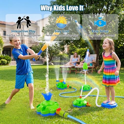 Love&Mini 4-in-1 Kids Water Sprinkler Toy in Kuwait