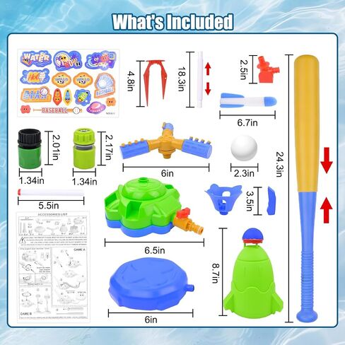 Love&Mini 4-in-1 Kids Water Sprinkler Toy in Kuwait