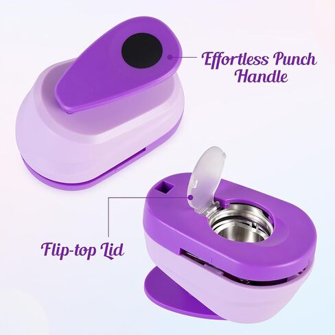 Circle Punch 1 Inch Diameter, Portable Large Hole Punch, 1 Inch Hole Punch, Effortless Circle Punches for Paper Crafts, Cardstock, Scrapbook, Festival Cards, DIY Arts in Saudi Arabia